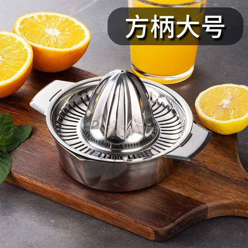 عصارة من الفولاذ المقاوم للصدأ، عصارة يدوية منزلية، عصارة ليمون برتقال ليمون، عصارة من نوع الضغط، أداة محلية الصنع لعصير الفاكهة