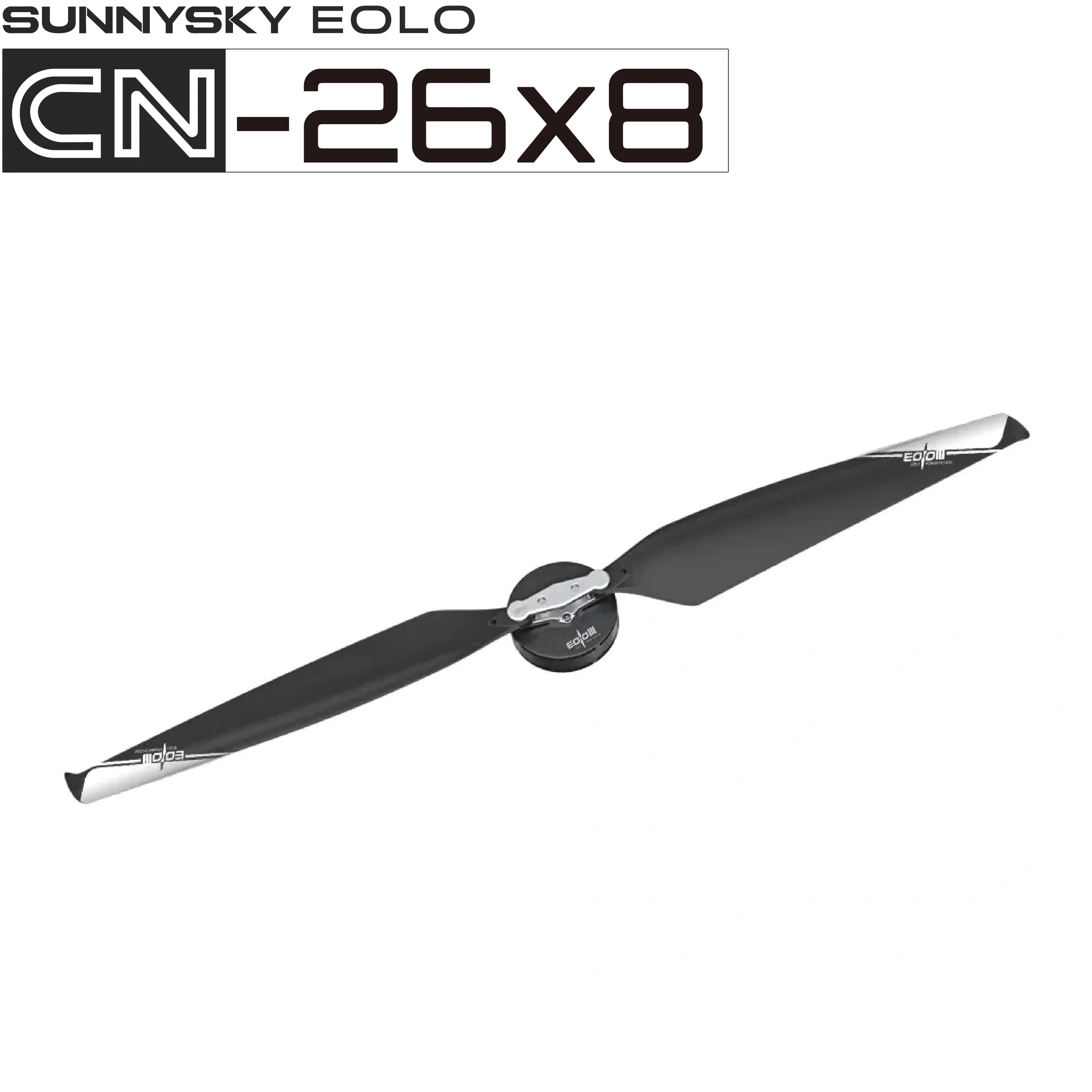 SUNNYSKY EOLO CN26*8 Two‑Blade Folding Propeller, Replacement Drone Prop For Plant Protection & Survey UAV Spare Part