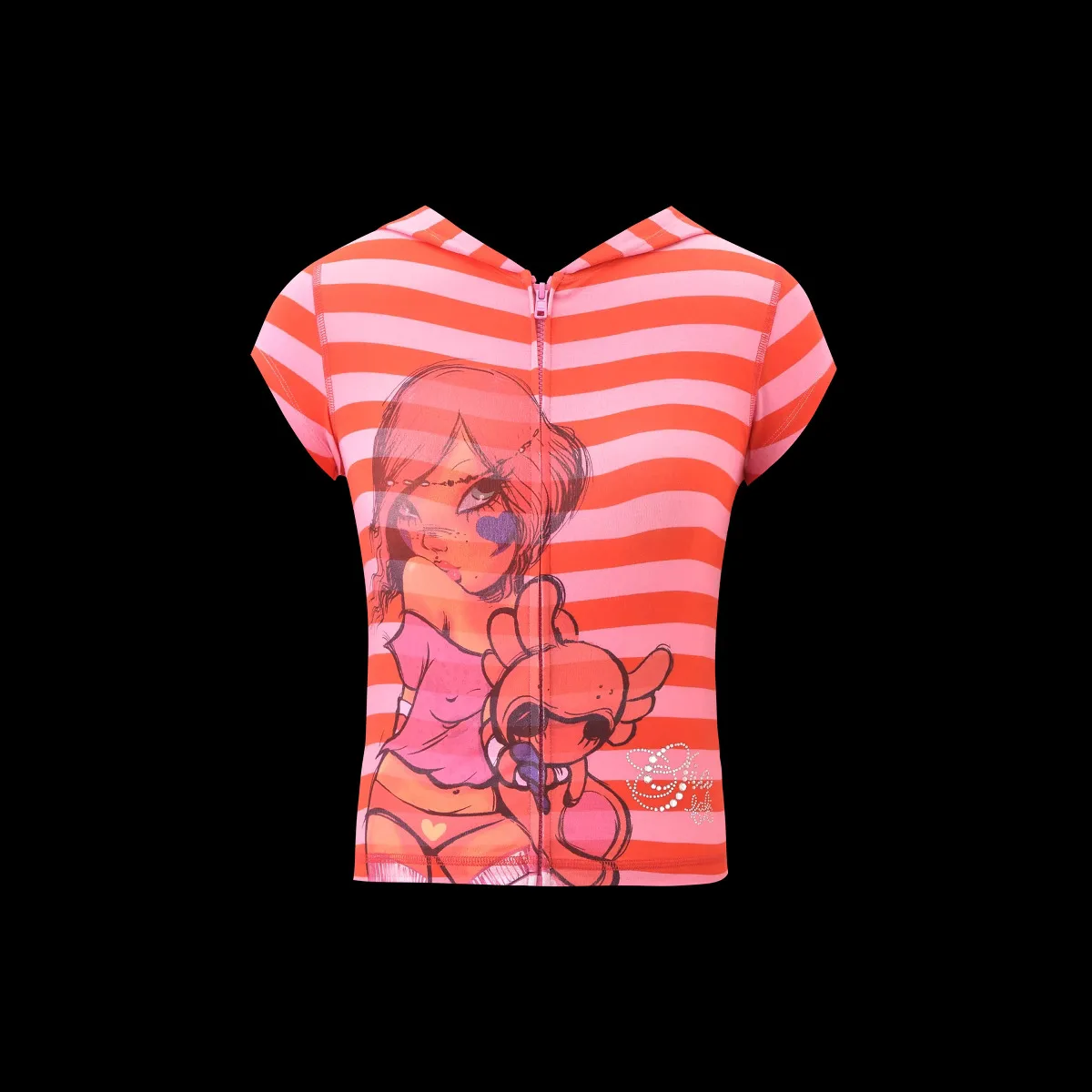 Millennium Girl Stampa l Cerniera con cappuccio Top e pantaloni Set Pantaloni lunghi Set Abbigliamento sportivo casual per ragazze Primavera 2025 Cina O...