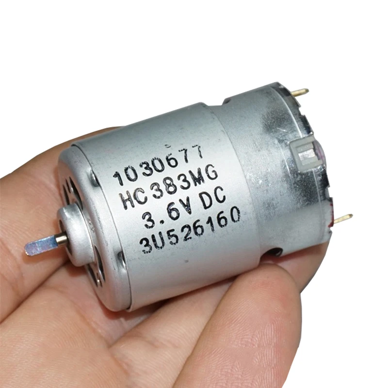 

Johnson HC383 DC 3.6V 380 motor D Shaft 18000rpm High Speed Tool Model Motor Electric Screwdriver Tool