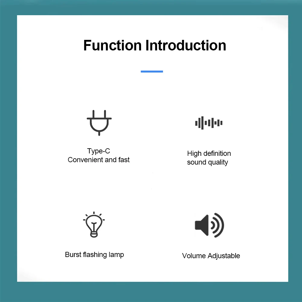 Microphone Speaker Burst light K head/type-C hand microphone for Baofeng UV-82/5R UV-K5 UV390 GT-12 W8 Walkie Talkie