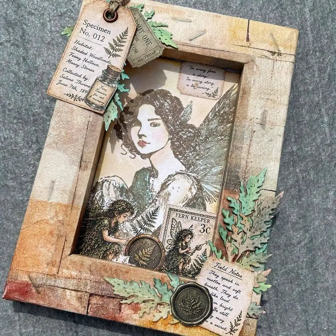 July 2026 New Fairy House Treehouse Metal Cutting Dies Clear Stamps for DIY Scrapbook Diary Decoration Embossing Cut Template - view 4