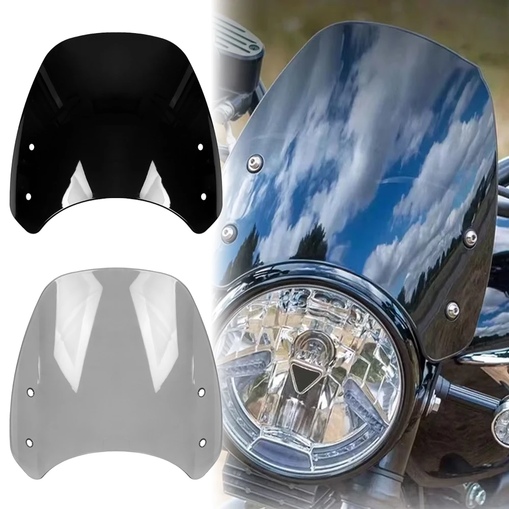 Windscreen For Kawasaki Eliminator 500 Eliminator500 2024-2025 Motorcycle Front Windshield Wind Deflector Shield with Bracket