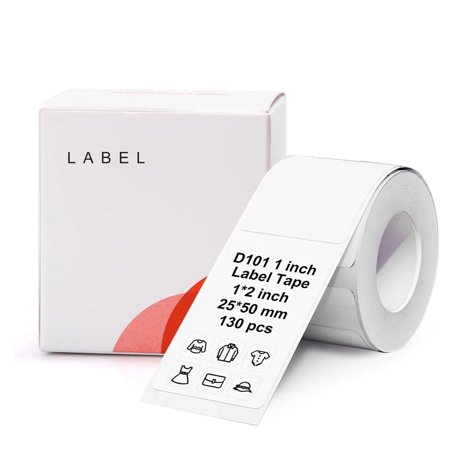 NiiMbot D101 Paper Supermarket  Price Tag Paper Label Clothing Classification Label Thermal Label Sticker Waterproof