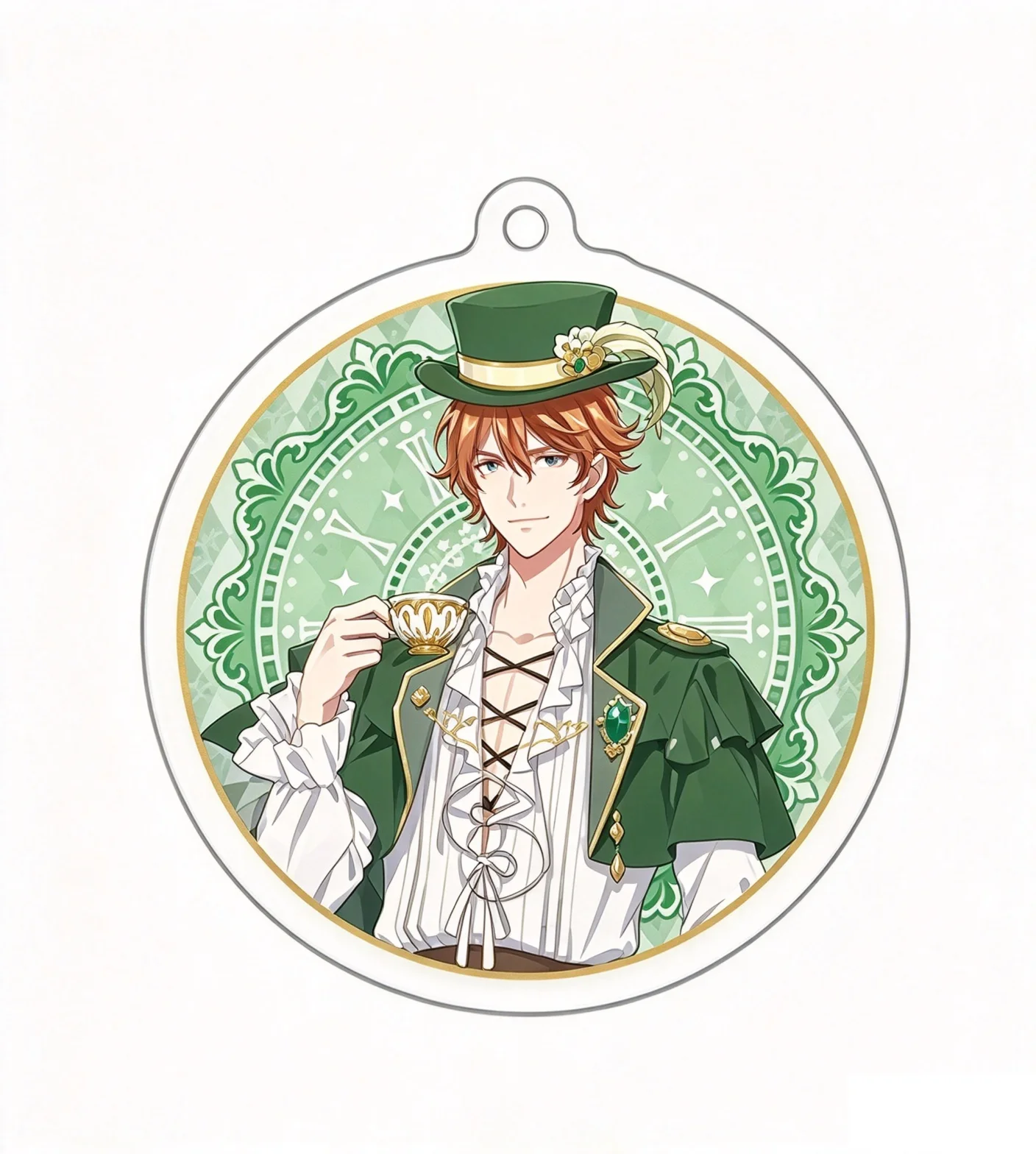 HOT As A Gift For Fans 6cm Anime Bag Acrylic KeyRing Anime Twilight Out Of Focus Cell Phone Pendant Exquisite Product Keychain