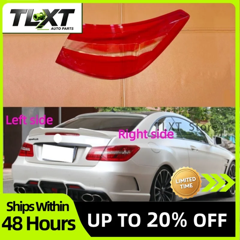 TLXT For Mercedes-Benz E-Class Coupe W207 2009 2010 2011 2012 Rear Taillight Shell Replacement Brake lights Lens Taillight Glass