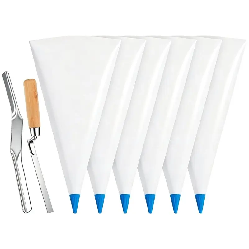 IALJ-Brick Jointer& Pointing Trowel 6 Pack Heavy Duty Mortar Bags, 13X24 Inch Grout Pipe Bag Set For Tile Masonry
