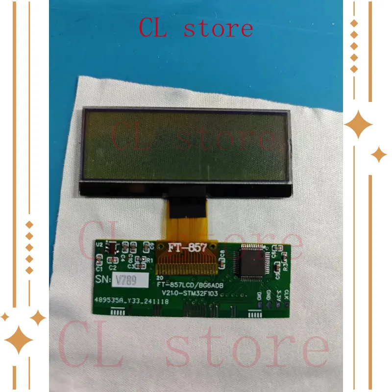 LCD Display for FT-857/D LCD Full Display Open Mold Custom Replacement Screen