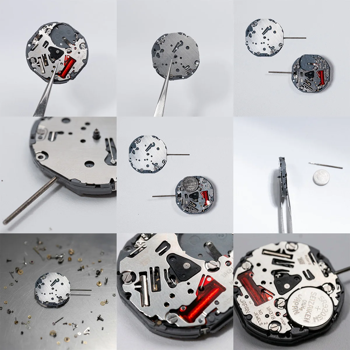 

VH31 Sweep Second 3 Hands Japan Quartz Movement Tmi Time Module Movement Vh31b 110 ½ Ligne Quartz Movement Three Hands1/4 Cen