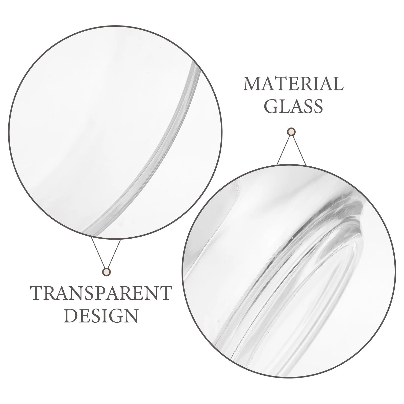 

4.5 Inch Lead-Free Glass Bowl Transparent Heat Resistant Salad Dessert Fruit Serving Bowl For Party Wedding Home Kitchen Bar Use