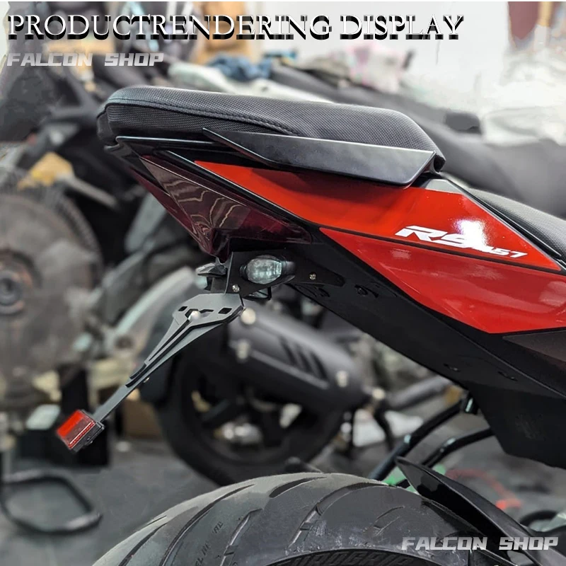 

Suitable for motorcycle Apulia RS457 modification short tail license plate holder 2024 RS 457 license plate holder accessories