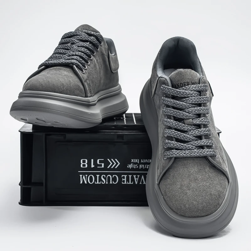 Leather Luxury Men's Shoes Men Women Casual Board Shoes 2025 New Men's Sneakers Couple Outdoor Sports Shoes Tennis shoes view 6