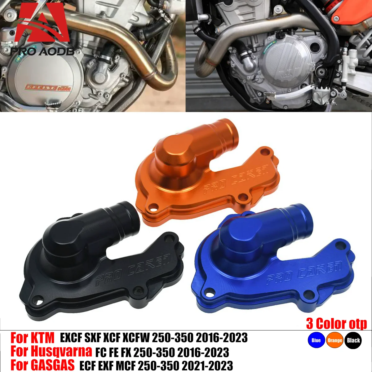 

Motorcycle Durable Water Pump Guard Cover Protector For KTM SX-F XC-F XCF-W EXC-F For HUSQVARNA FC FE FX For GASGAS EC-F EXF MCF