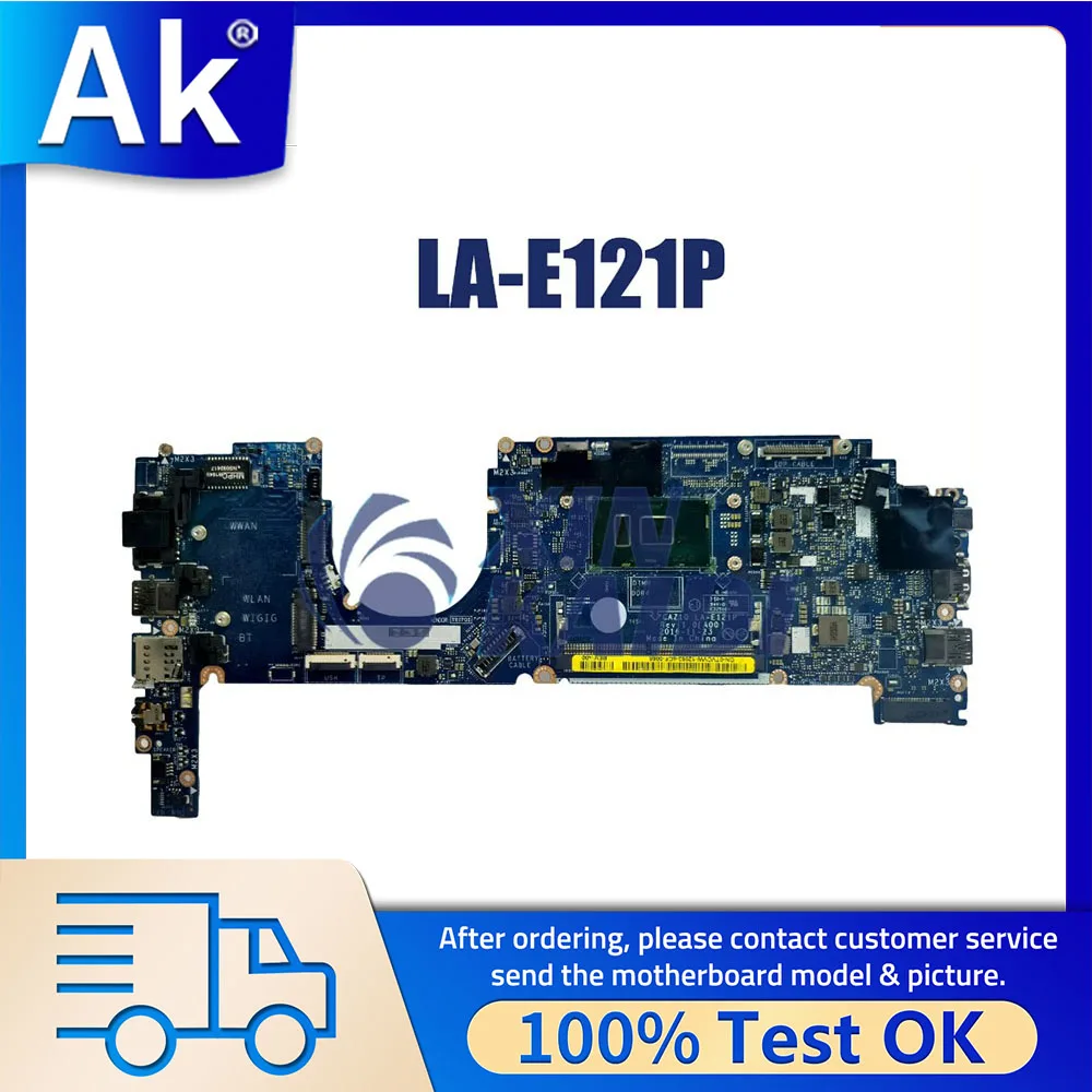 

Notebook Mainboard For Dell Latitude 7280 E7280 HP2CR CN-0HP2CR LA-E121P Laptop Motherboard With I7 6th 7th CPU 100% Tested