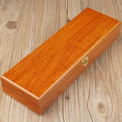 30cm High-grade wood grain long box wider wooden box Buddha bead bracelet pendant pendant brush jewelry collection couple box