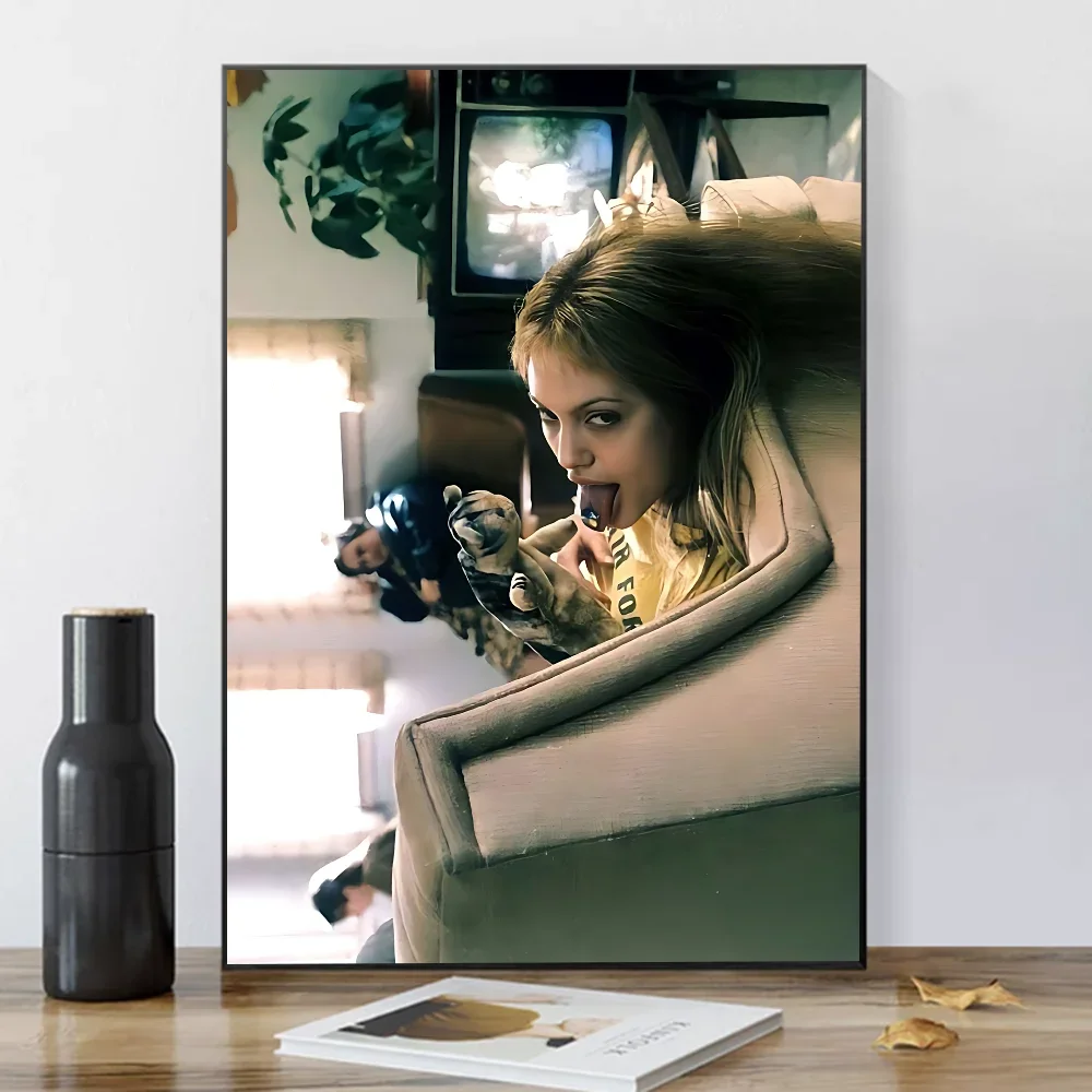 فتاة متقطعة الفيلم الكلاسيكي الفيلم الملصقات HD جودة ملصق جدار الفن اللوحة دراسة الشمال ديكور المنزل #3