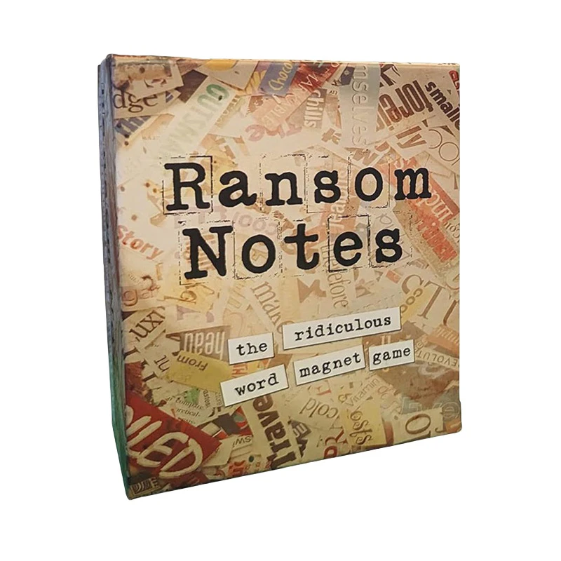 

Ransom Notes — беспокойно веселая игра для вечеринок с магнитом для взрослых, 3 игрока, нотатки Ransom и первые карты расширения