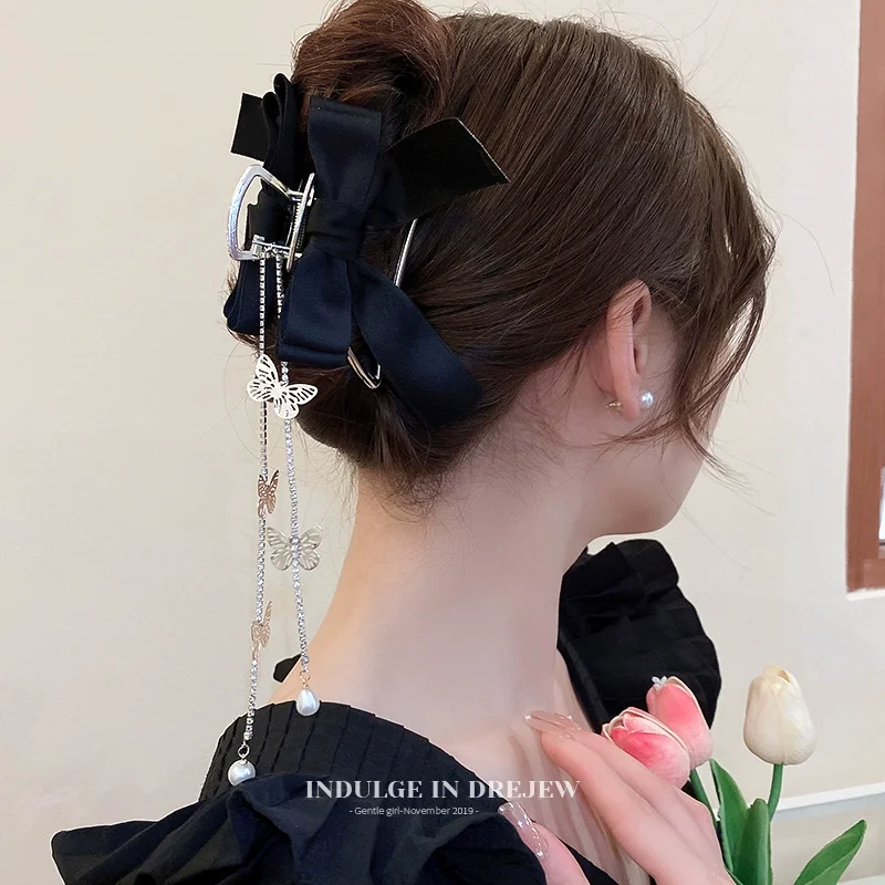 

Female Fashion Metal Hair Clips New Headwear 2025 New Butterfly Fringe Hair Clips for Women Hairpins Hair Accessories