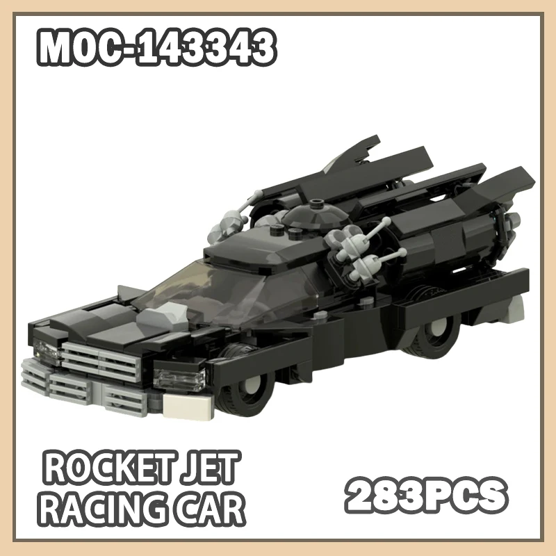 

MOC-143343 Rocket Jet Racing Car Building Block Model Brick Easy To Assemble Set Creative KIDS BIRTHDAYS HOLIDAY Gifts 283PCS