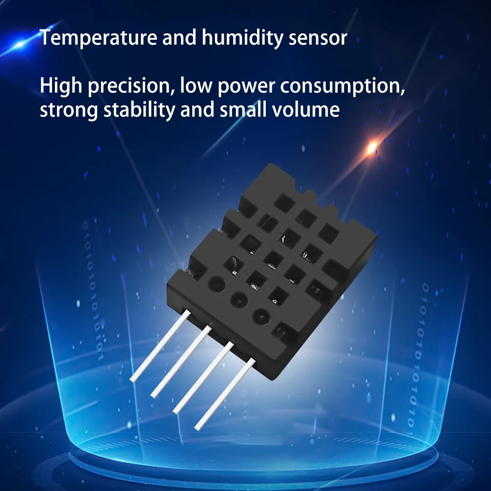 5PCS DHTC12 Temperature and Humidity Sensor I2C Communication High-Precision Digital Humidity Module Instead of DHT20