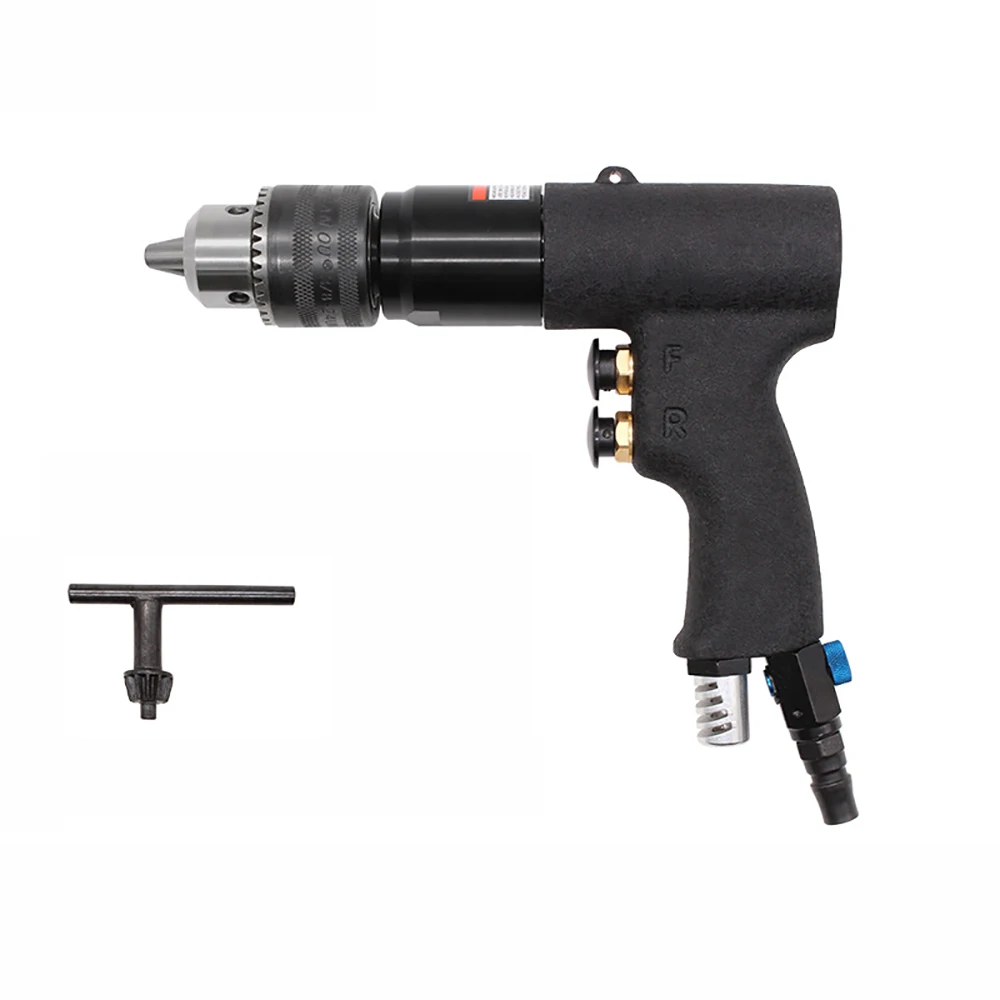 

Pneumatic Pistol Drill 1/2 Inch Air Drilling Machine With Forward and Reverse Switch 1.5-13MM Chuck 700RPM 0.6-0.8MPA 16CFM