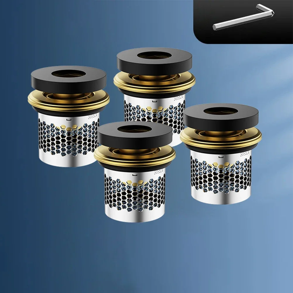 

Filter Water Stop Valve Silicone Seal Brass Gasket Automatic Water Valve Against Leakage Faucet Accessories Water Stop Valve