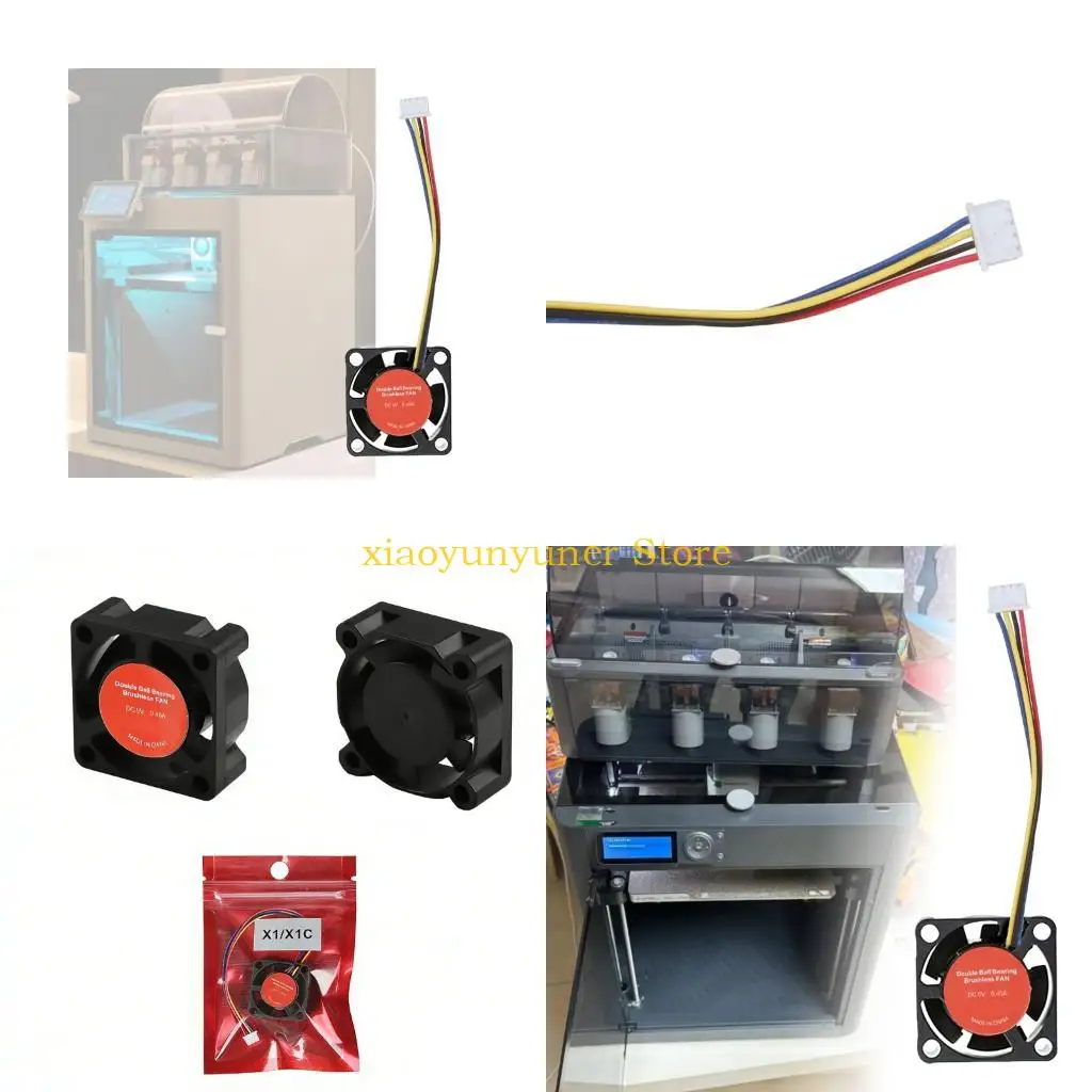 P9JB Minimal Sound Effective Plastic Fan For 3D Printers Ideal For Extended Use Without concerns