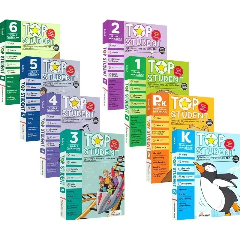 

Студенческая серия Honor, Калифорния, помощник Монтессори, английский для видов, детские развивающие подарки для раннего развития, книги OeingBooks