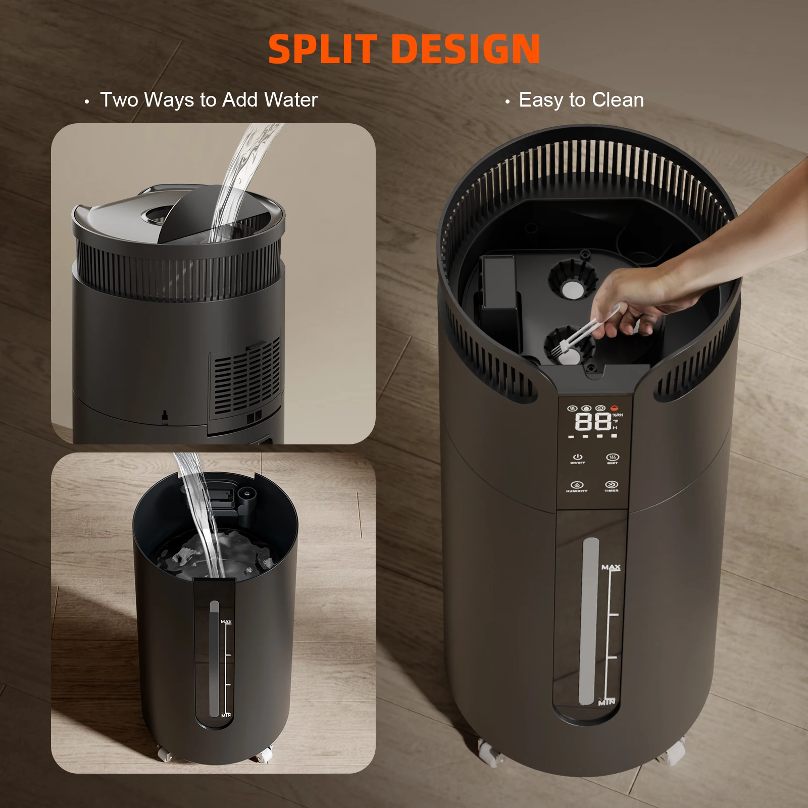 스파이더 파머 16L 공기 가습기 미스트 정화기 실내 상업용 식물 재배용