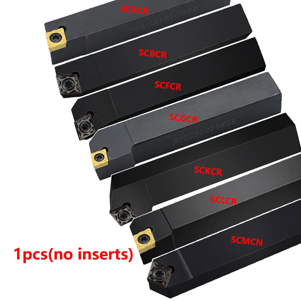 

1pcs SCACR SCBCR SCFCR SCGCR SCKCR SCLCR SCMCN 1010 1212 1616 2020 2525 Screw External Tools Holder CNC SCACR1010 SCLCR1616