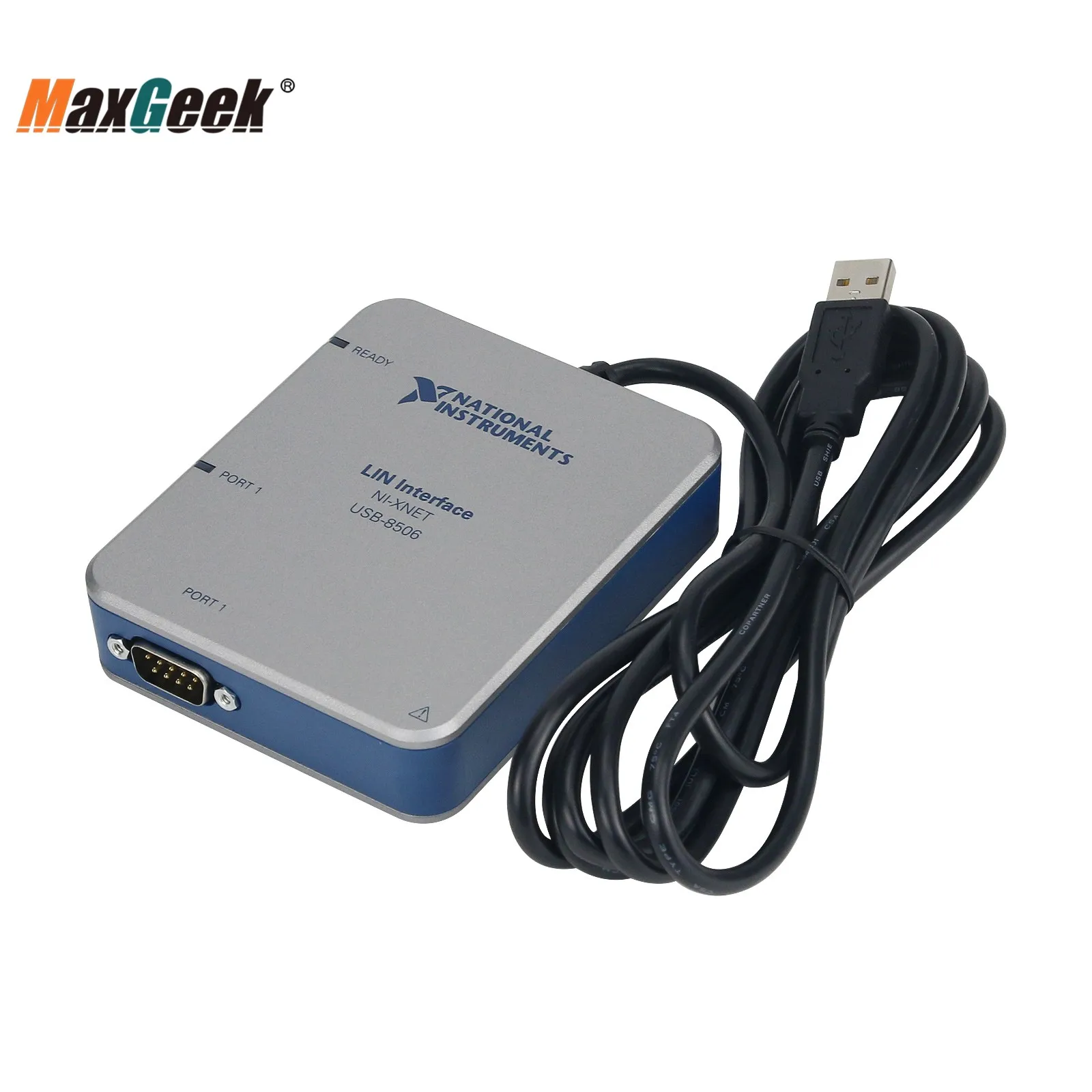 Maxgeek USB-8506 oryginalny podwójny Port LIN High Speed CAN interfejs USB 784664-01 NI-XNET dla NI