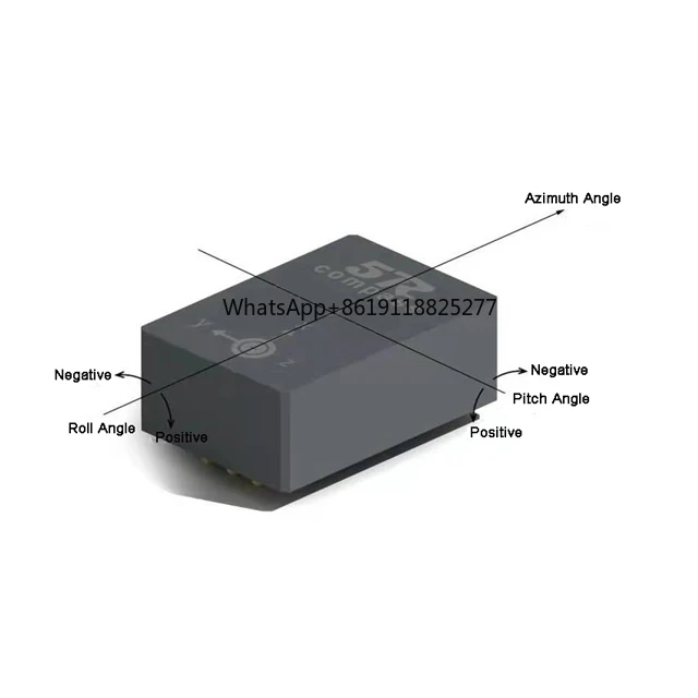 

3 Axis Fluxgate compass sensor high-precis accelerometer Angle measurement tilt sensor inclinometer sensor