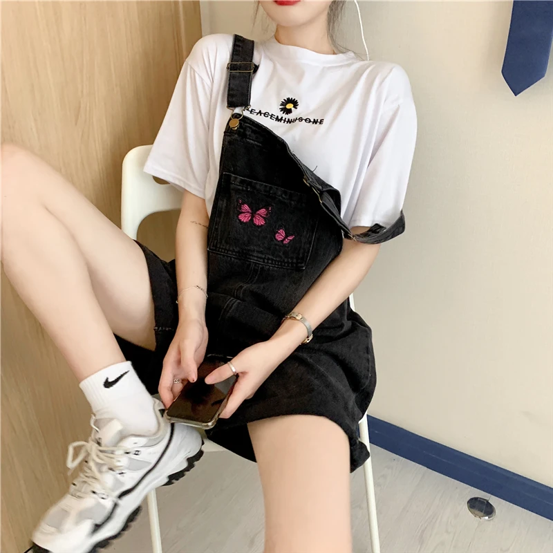 Women's Denim Rompers Playsuits Youthful Wedding Green Cold Emo Workwear Warm Gold Fleece Streetwear Office Wear Ladies Sleeve