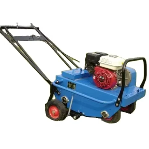 Roller lawn drilling machine Tennis court lawn aeration and aeration drilling machine