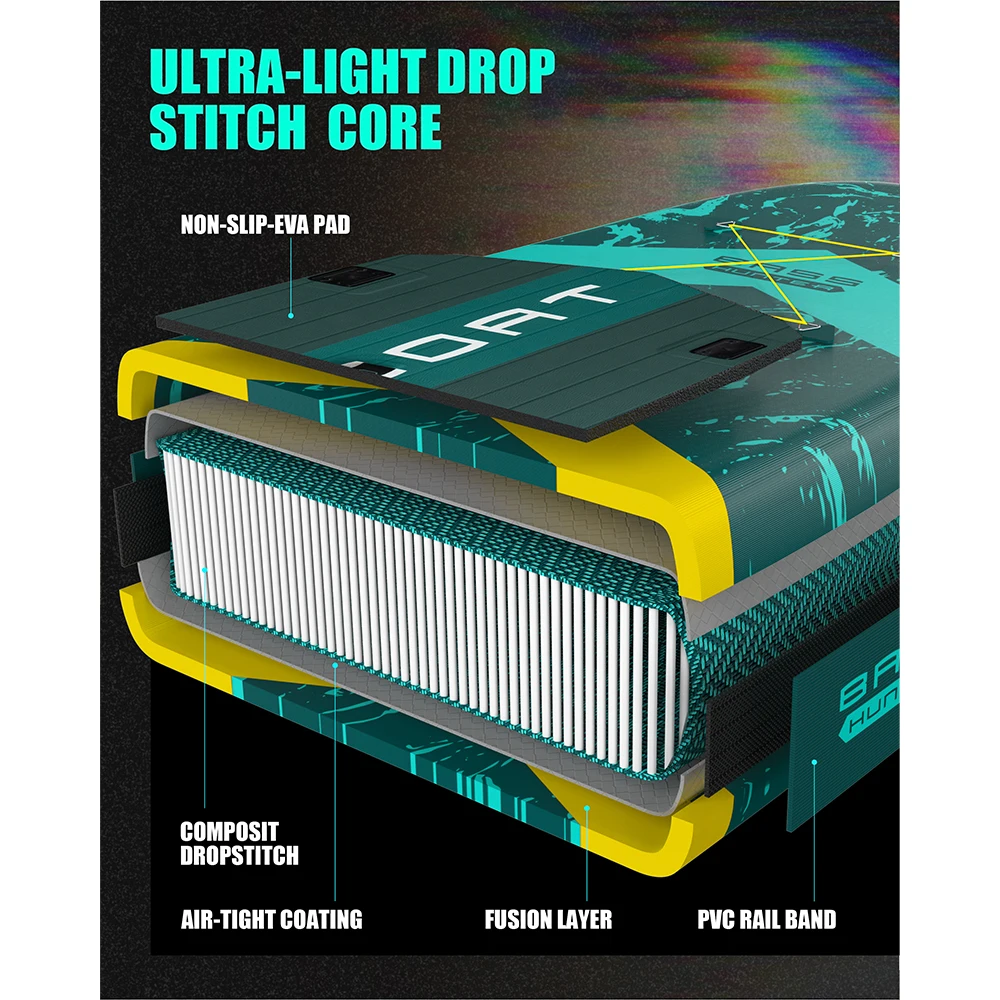 11'6 Inflatable Paddle Board with Accessories for Adults