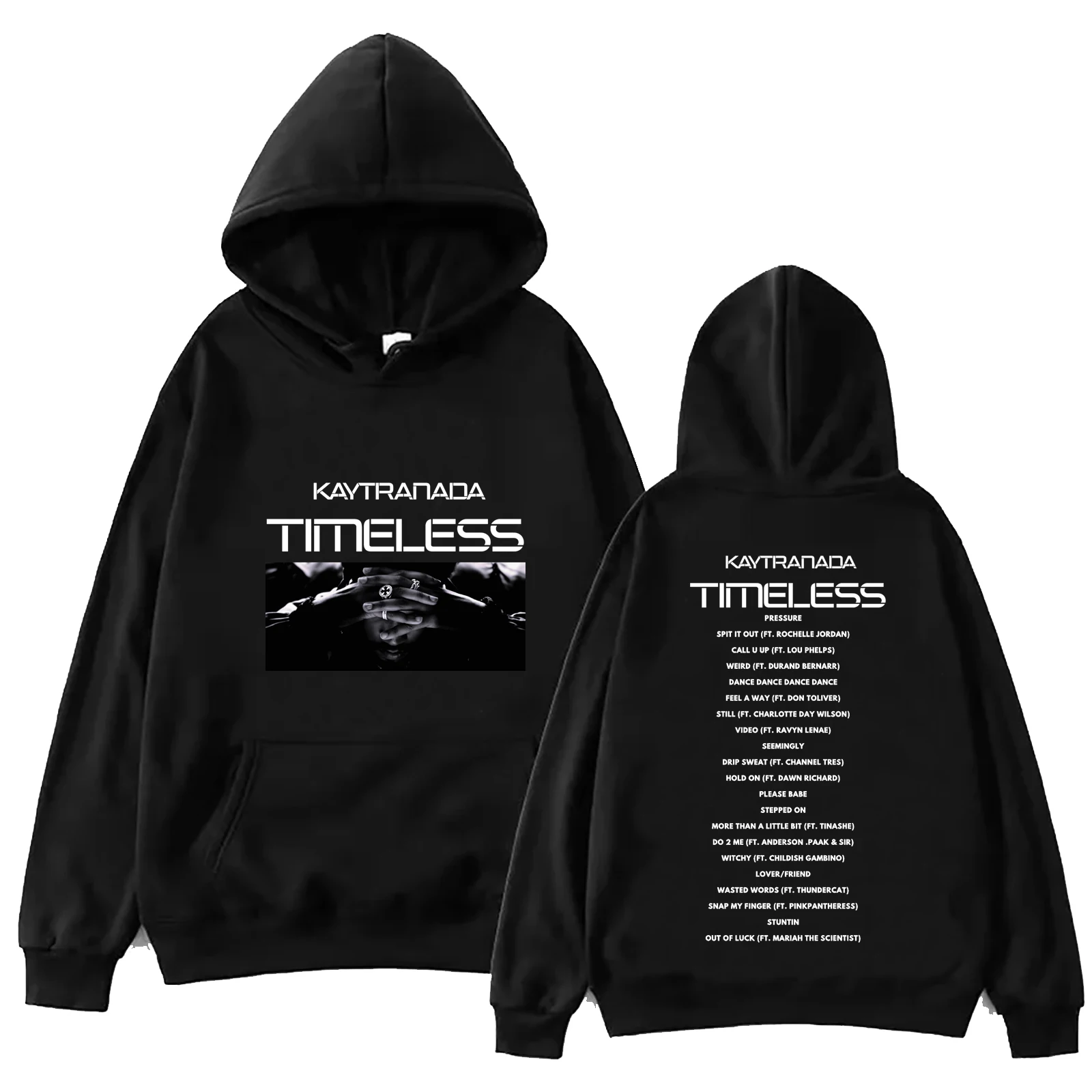 Kaytranada Timeless 2024 Hoodie Tops Long Sleeve Regular Sweatshirt Music Fans Gift Spring Summer Casual