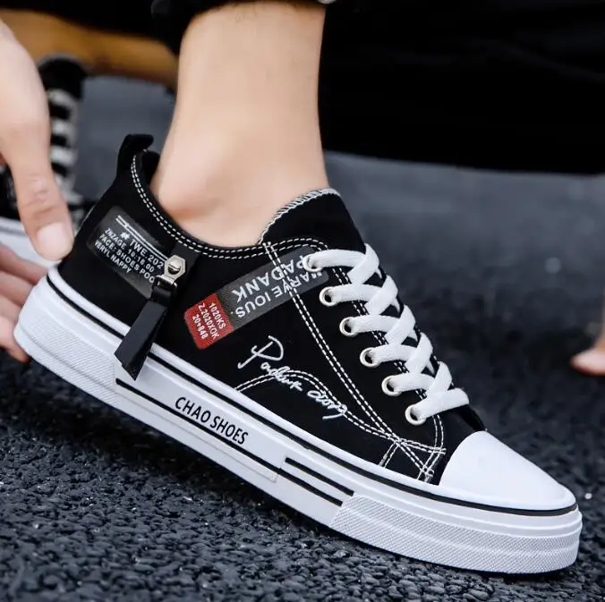

Spring Canvas Men Shoes Fashion Platform Sneakers Summer Male Casual Vulcanized Shoes Mens outdoor walking shoes