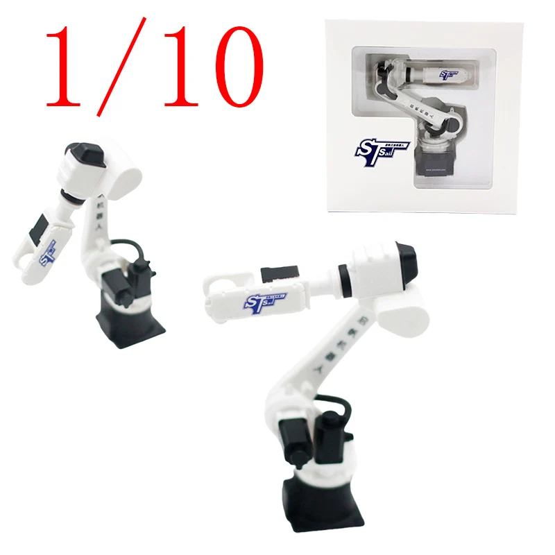 

MASTER Diecast 1/10 Scale Setsail Plastic Mechanical Arm Setsail Robot Industrial Robot Arm6axis Mechanical Arm Toy Boy Gift Box