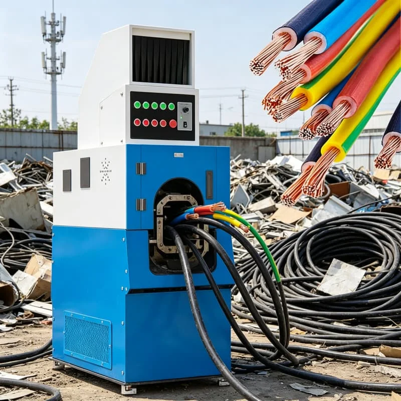 

150kg 200kg Per Hour Copper Recycling Machine Cable Shredder and Granule Separator Machine Copper Granulator for Sale Customized