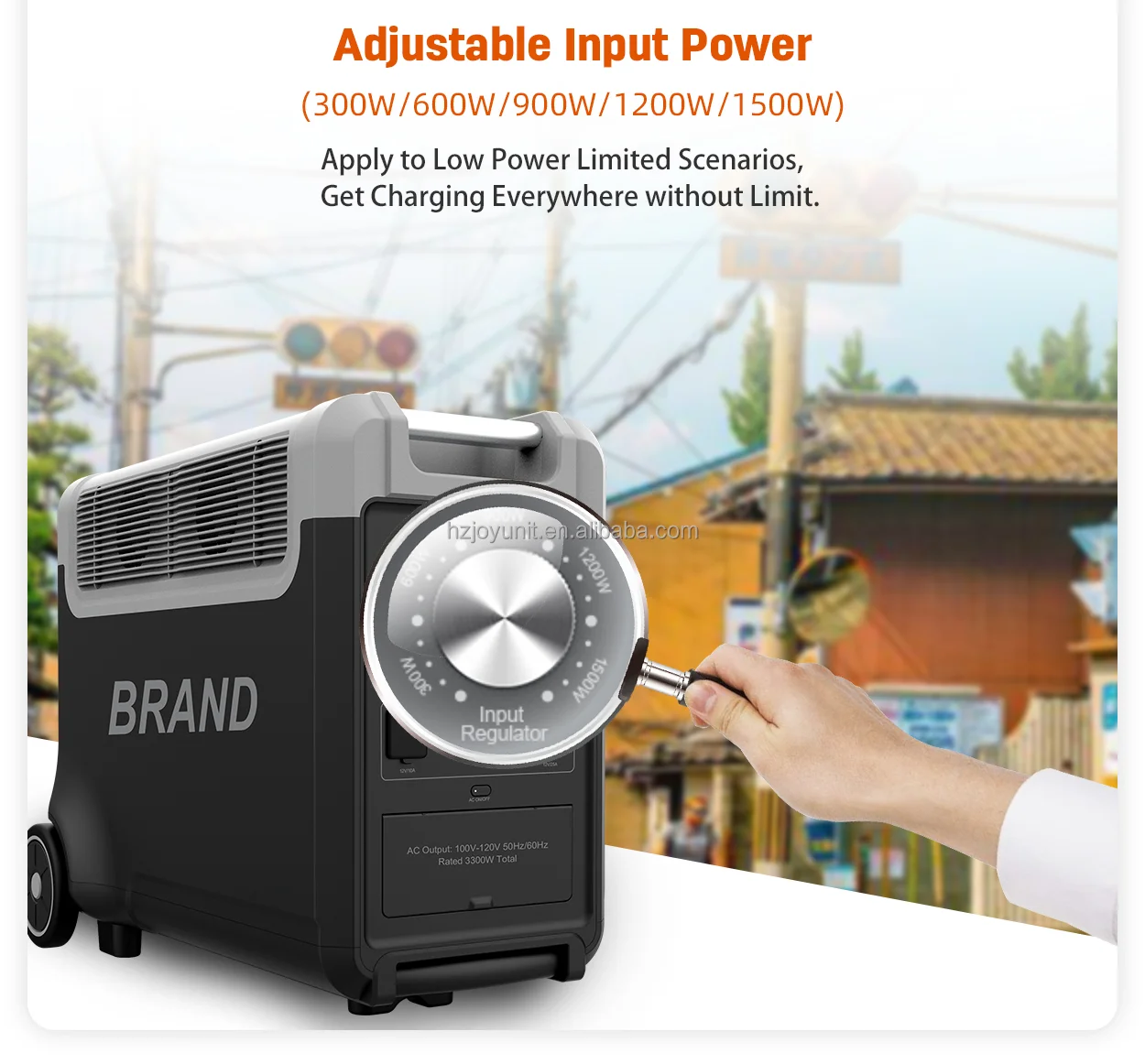 Catu Daya Portabel 3600W 220V Generator Panel Surya Baterai Lithium Rumah Pembangkit Listrik 3600W Portabel