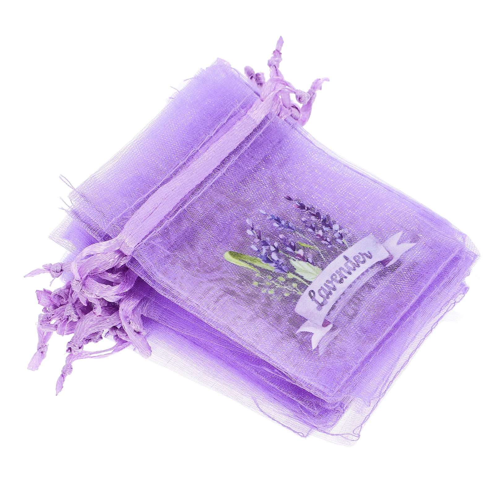

20 Pcs Empty Sachet Bag Drawer Scented Sachets Bags Mesh Drawstring Gauze Decorative Lavender Pouch
