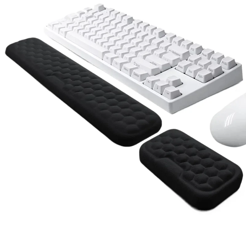 

Ergonomic Wrist Rest Keyboard Mouse Pad Office Typing Protect Relax Wrist Memory Foam Mouse Pad Computer Notebook Mouse Pad
