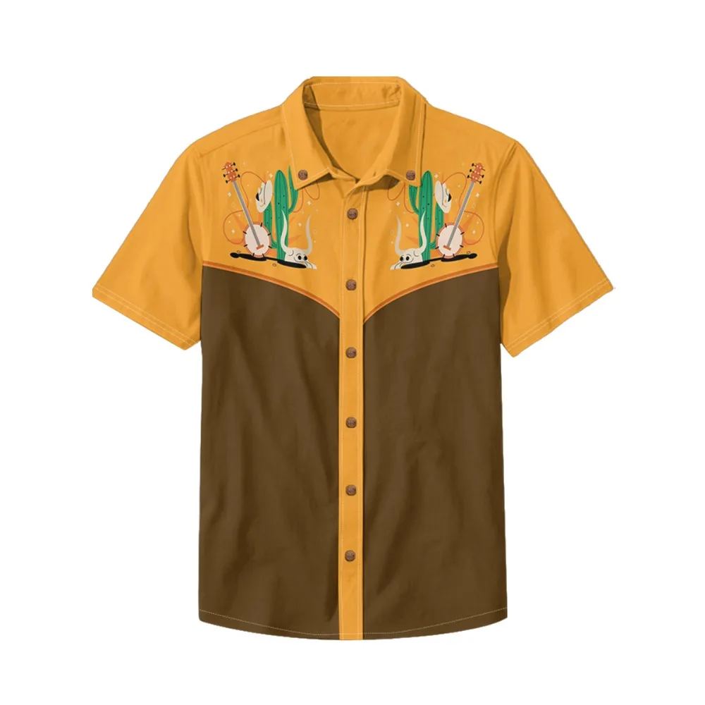 

Винтажные рубашки из 100% хлопка с принтом рок-музыки, новая мужская повседневная рубашка на пуговицах, винтажная ковбойская уличная одежда в стиле хип-хоп, топы в стиле Харадзюку