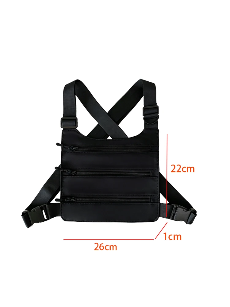 Tactical Chest Rig Bag Function Walkie-talkie bag Unisex Chest Pack Adjustable prethoracic Bags man Outdoor sport Vest backpack