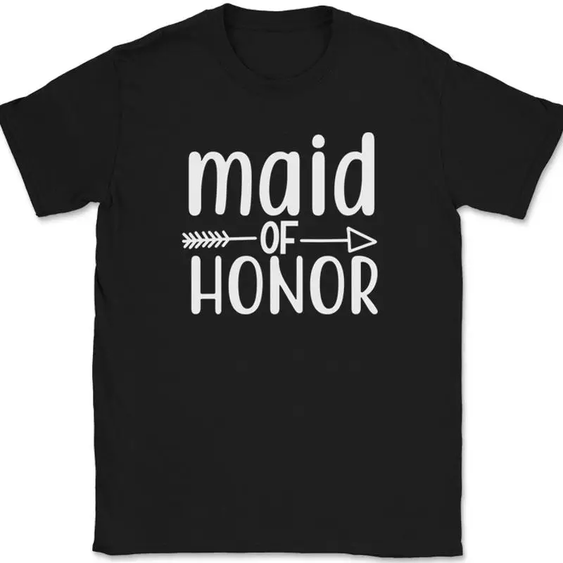 

Maid of Honor T-Shirt Wedding Party Bride Groom Event Group Gift Tee