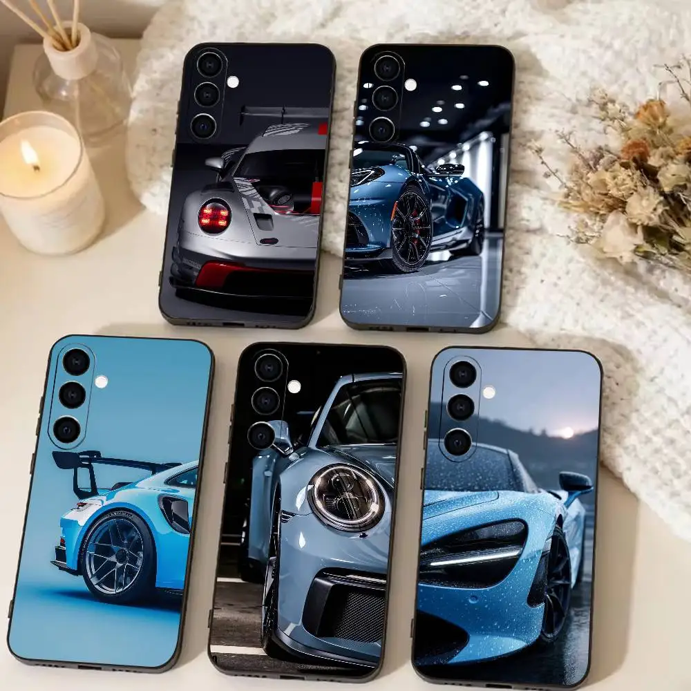 Sports car 911 GT3 RS  Phone Case For Samsung Galaxy A73,A72,A71,A70,A53,A52,A51,Soft Silicone Black Cover