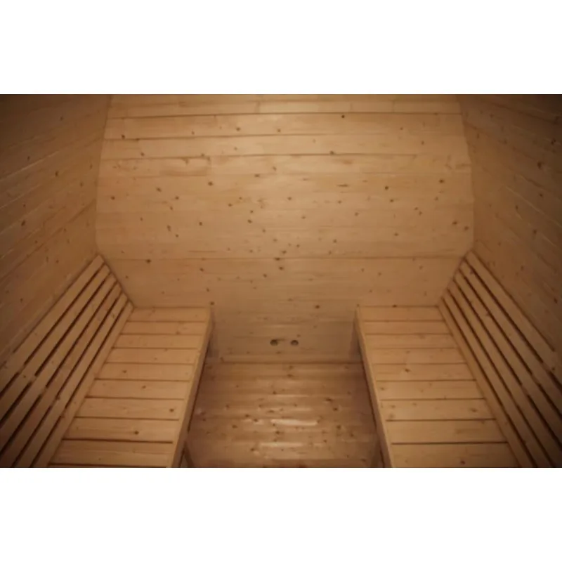 Customized Canadian Red Cedar Barrel Sauna, Outdoor Wet Steam Cabin for Backyard Home OEM ODM Custom Service