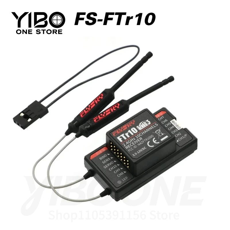 2.4G Radio Transmitte FTr10/FTr16S PPM/BUS/ iBUS Receiver - for FS-NB4 FS-PL18 Rc transmitter/ Remote Control