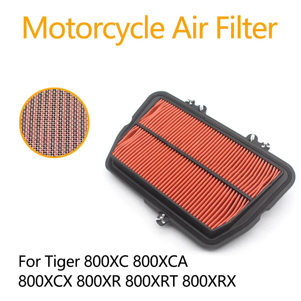 

For Tiger 800XC 800XCA 800XCX 800XR 800XRT 800XRX 800 XC XCA XCX XR XRT XRX 2010-2018 2019 Motorcycle Air Filter Intake Cleaner