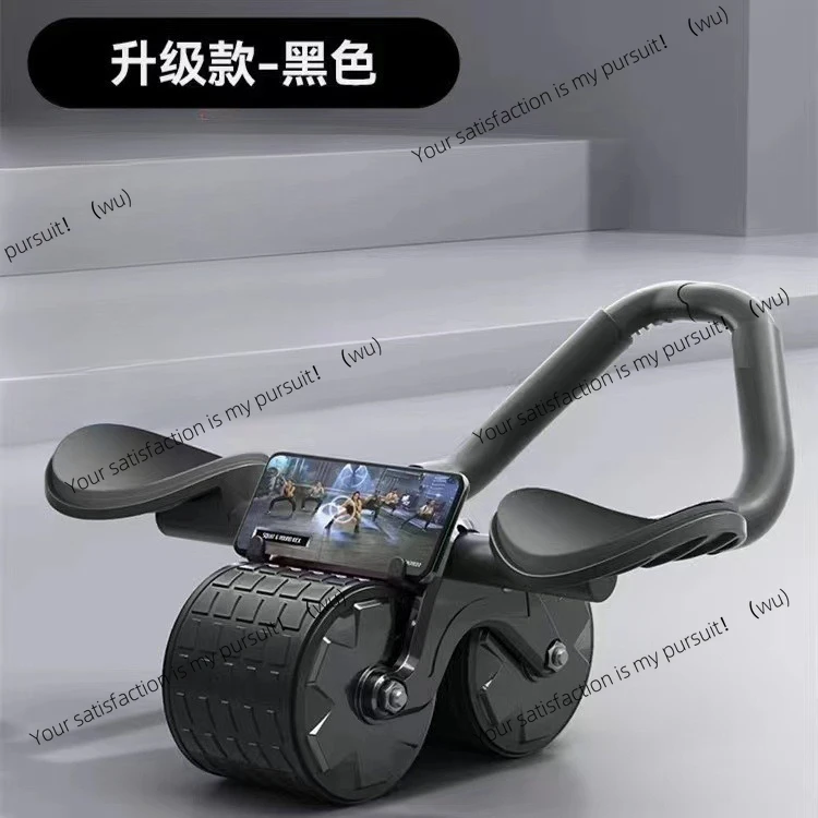 عجلة البطن، عجلة تجعيد الارتداد التلقائي، تدريب عضلات البطن، بطن رفيع، معدات اللياقة البدنية لدعم الكوع